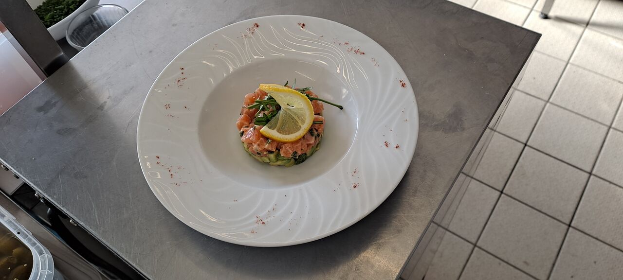 Tartare de saumon d'avocat