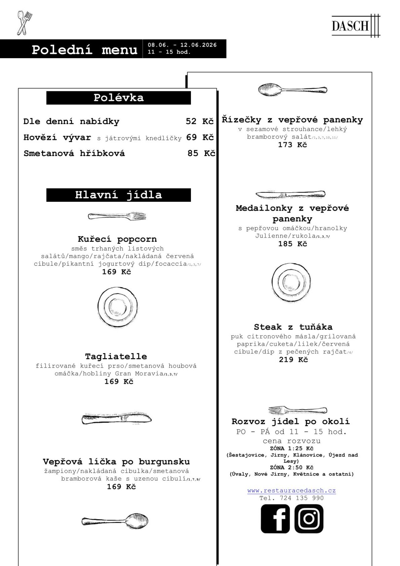 Polední menu