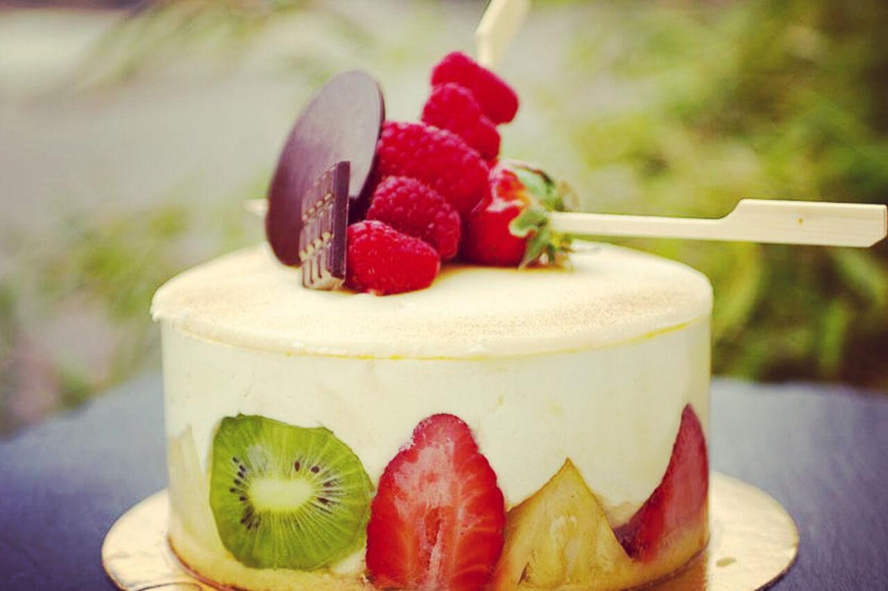 Notre fraisier / framboisier / tambourin