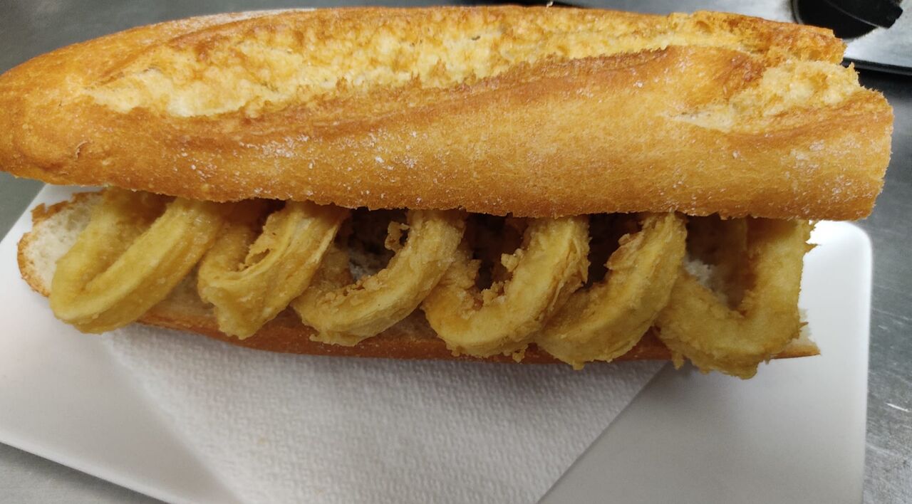 Bocata de calamares 