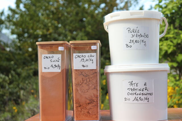 Cacao et pâtes à tartiner 