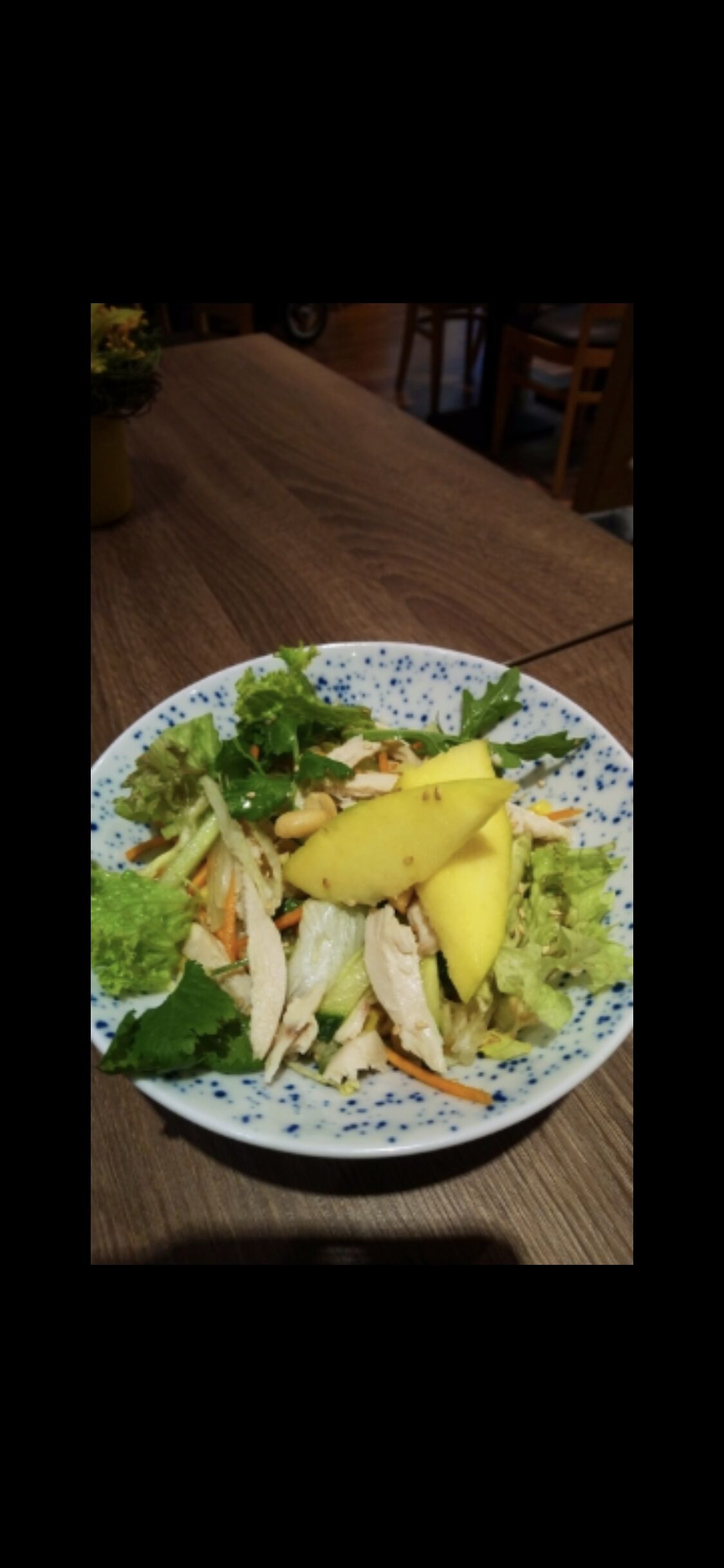 Hanoi Salat mit verschiedenen Gemüse zu Herbst Saison, Dressing des Hauses. Nur 1€/ Portion 