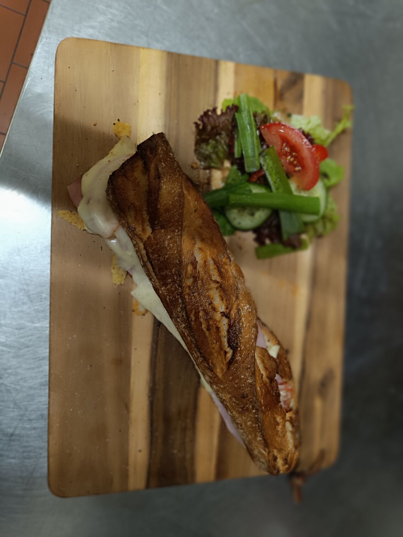 Käseschinken Baguette 