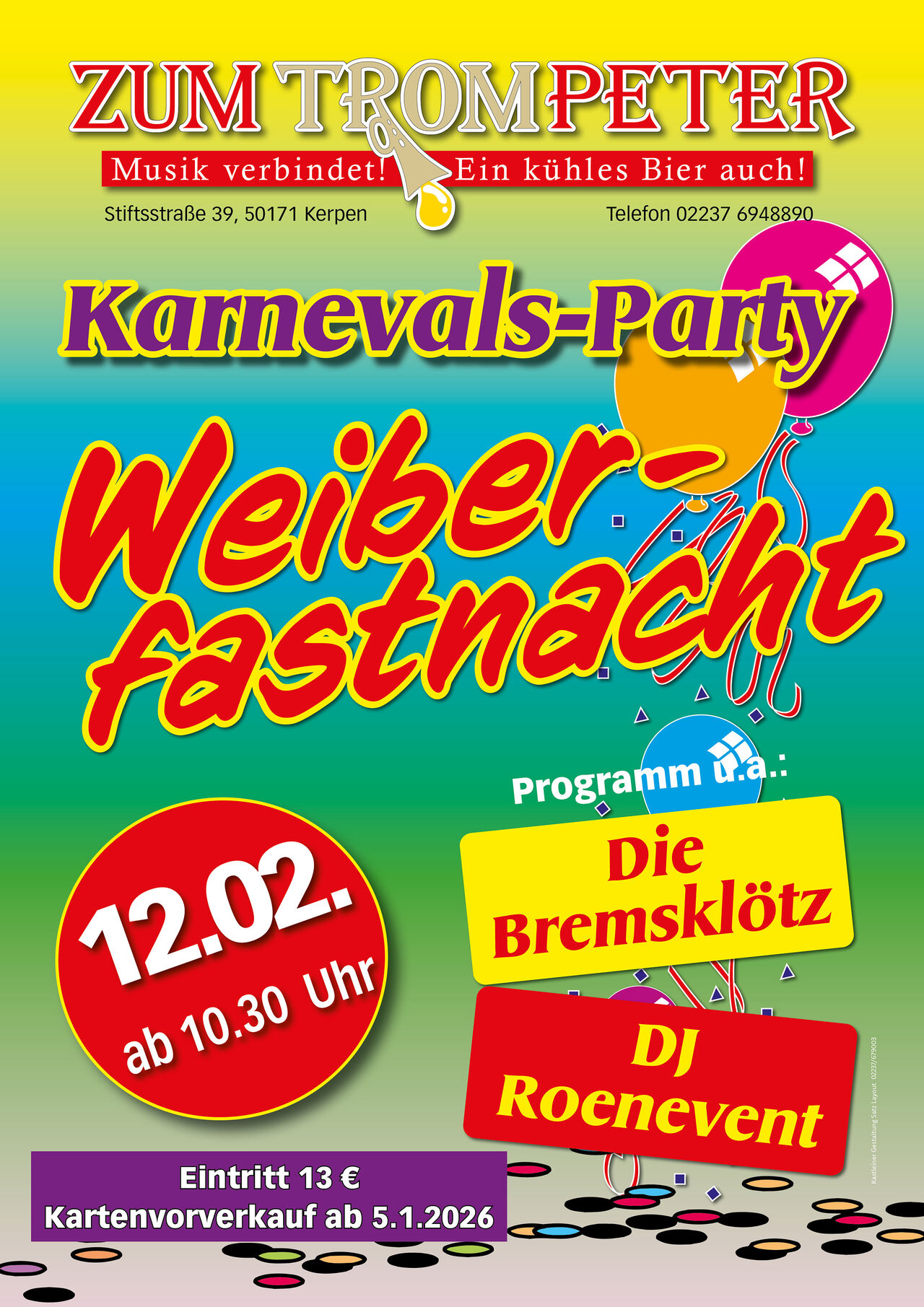Weiberfastnachtsparty