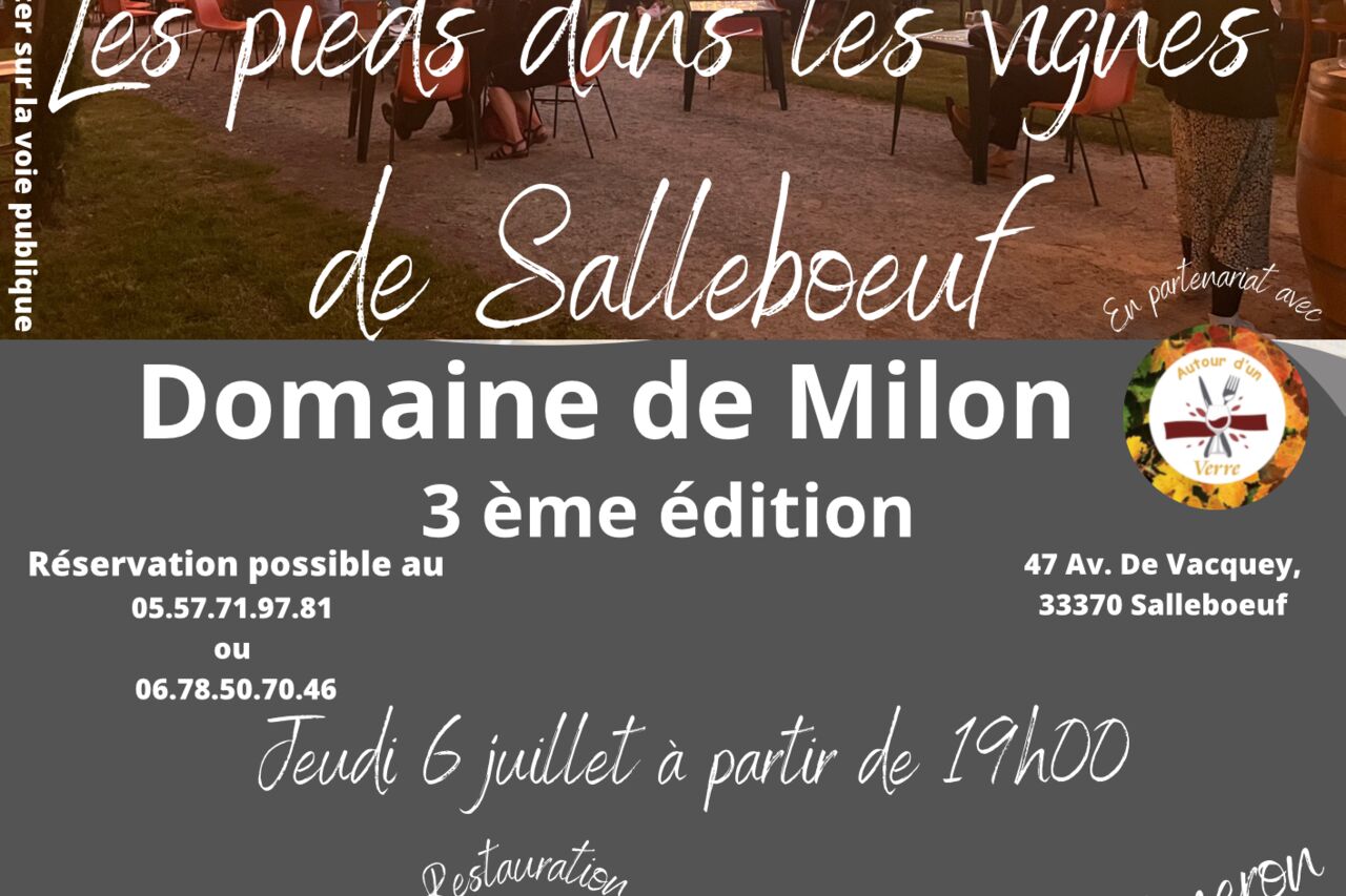 Les pieds dans les vignes de Salleboeuf 3 eme édition