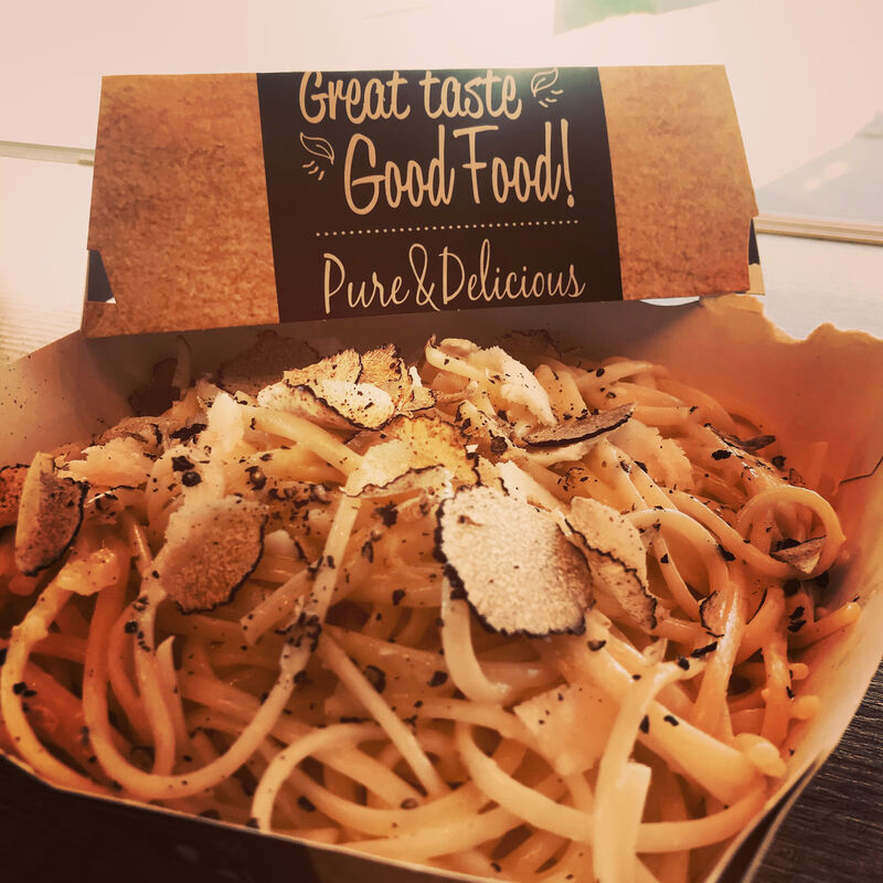 Unsere Spaghetto d´oro al tartufo 