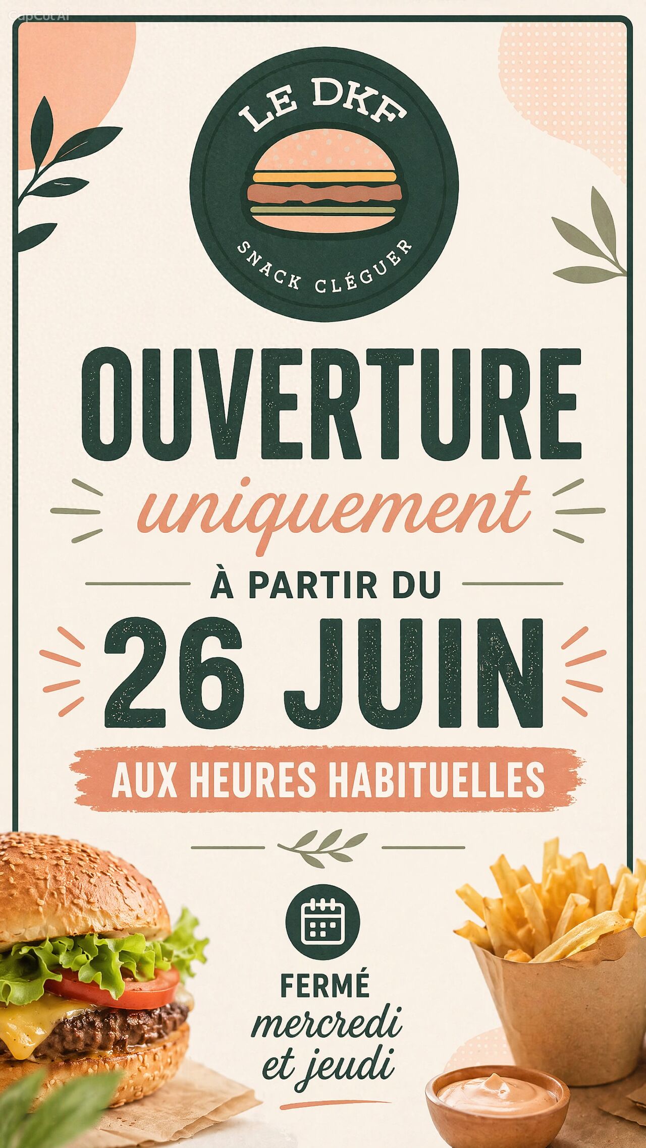 Fermeture exceptionnelle