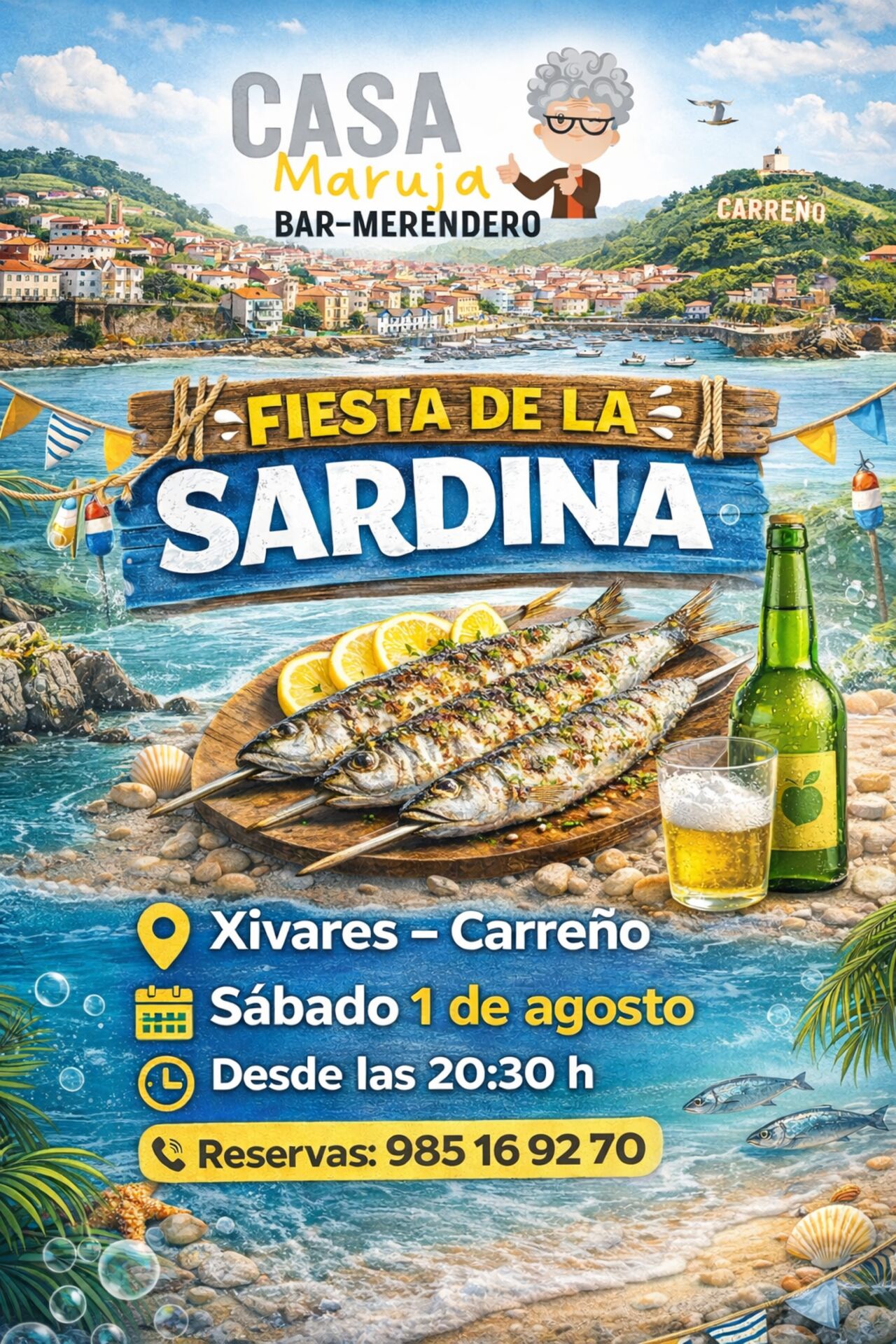 Fiesta de la Sardina 01 de Agosto 2026
