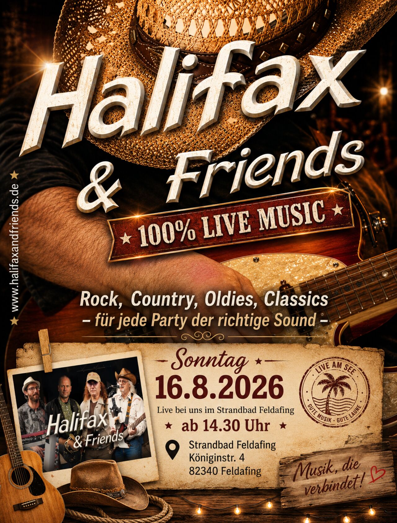 Halifax & Friends – Live im Strandbad Feldafing
