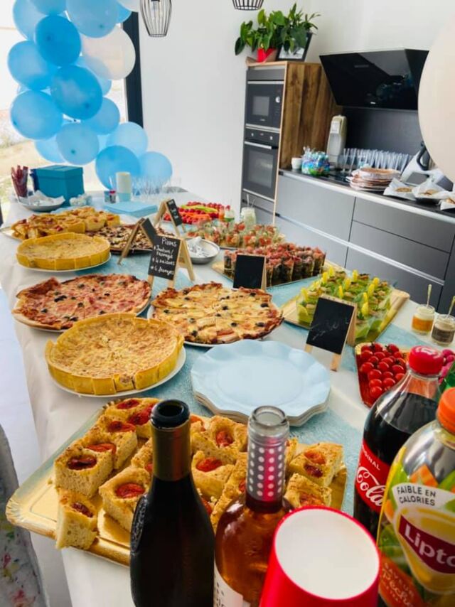Buffet pour un évènement privé à domicile