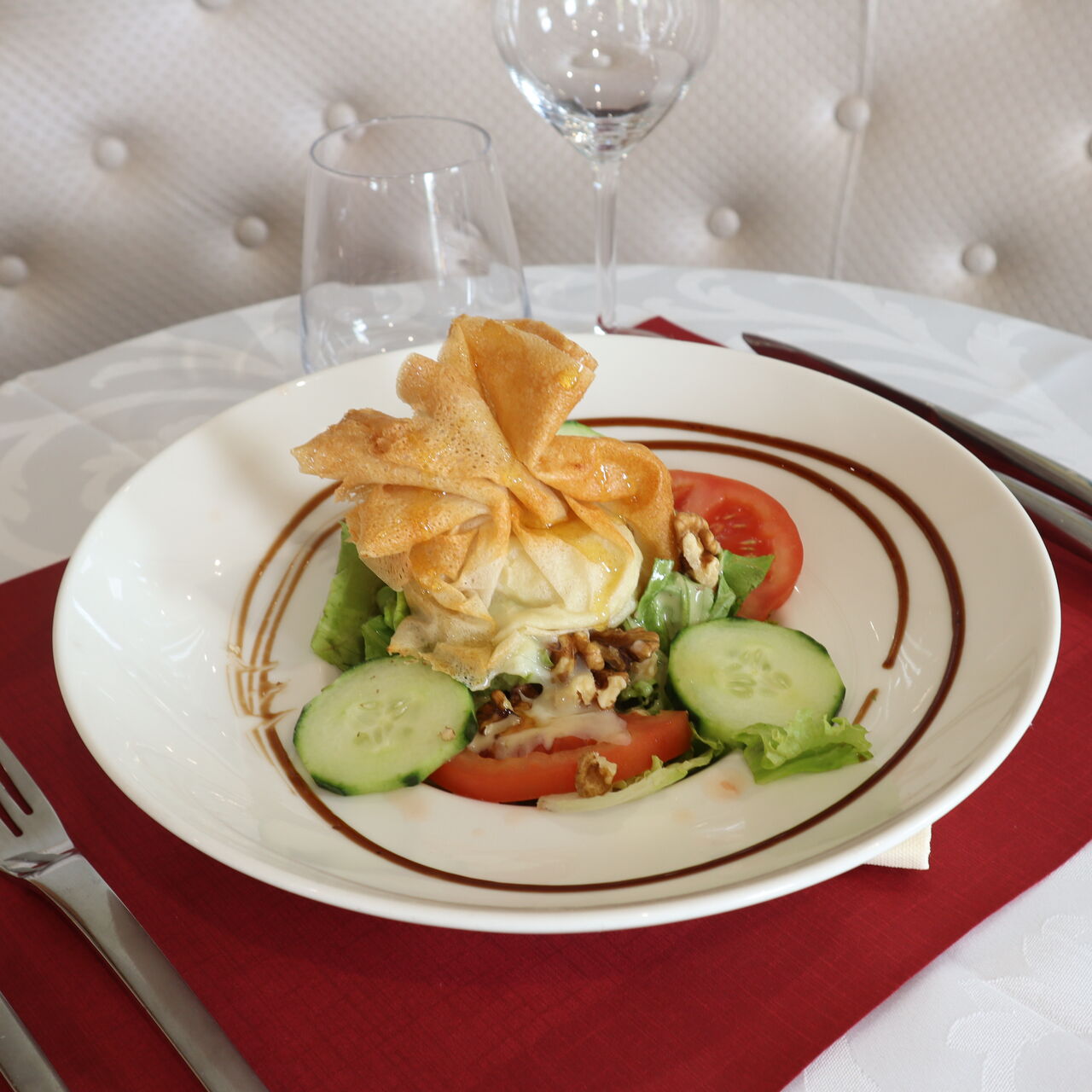 Aumônière de chèvre miel