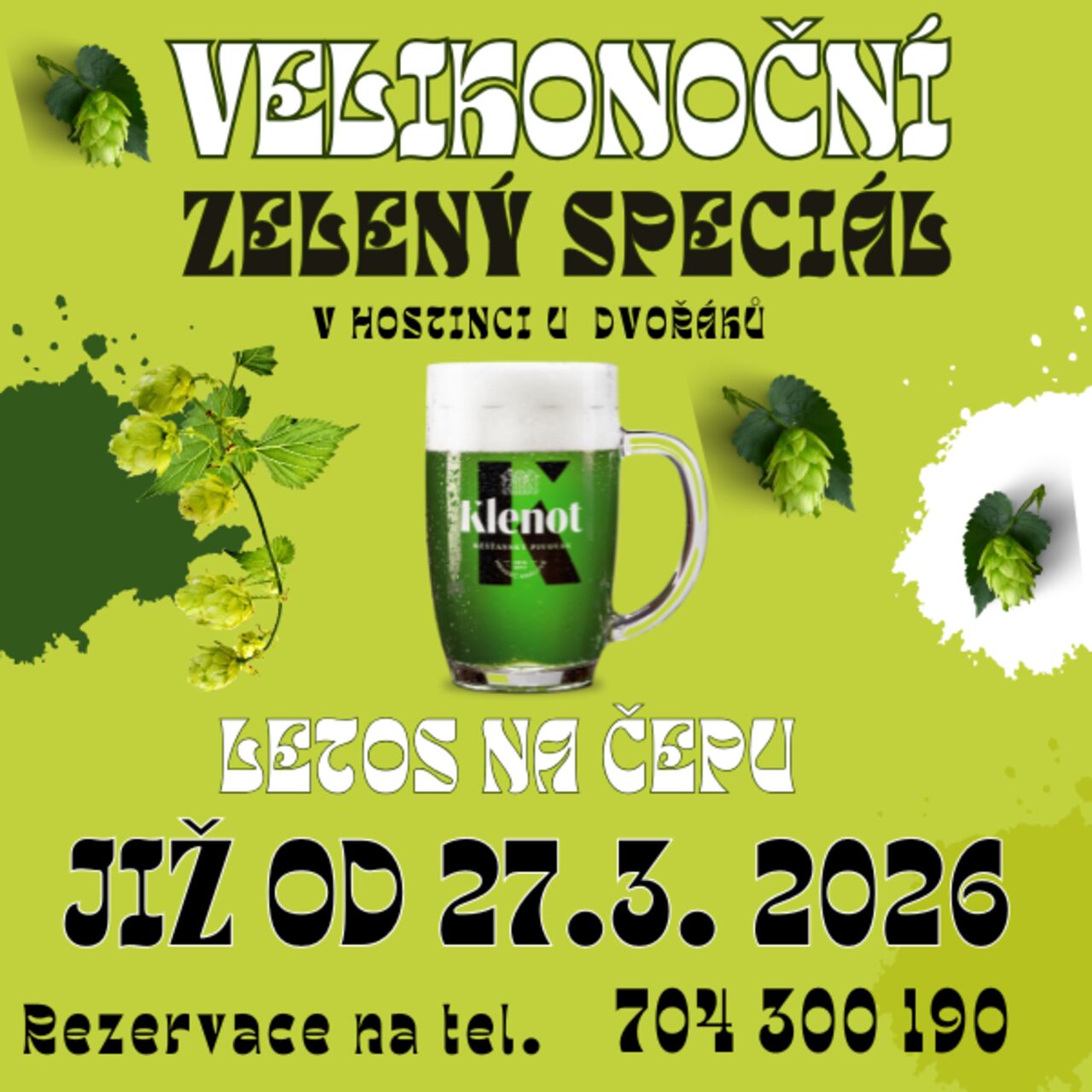 Velikonoční ZELENÝ KLENOT