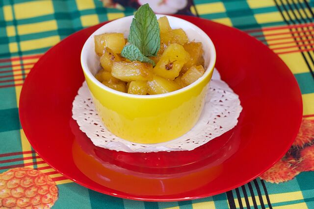 Poelée d'Ananas aux épices