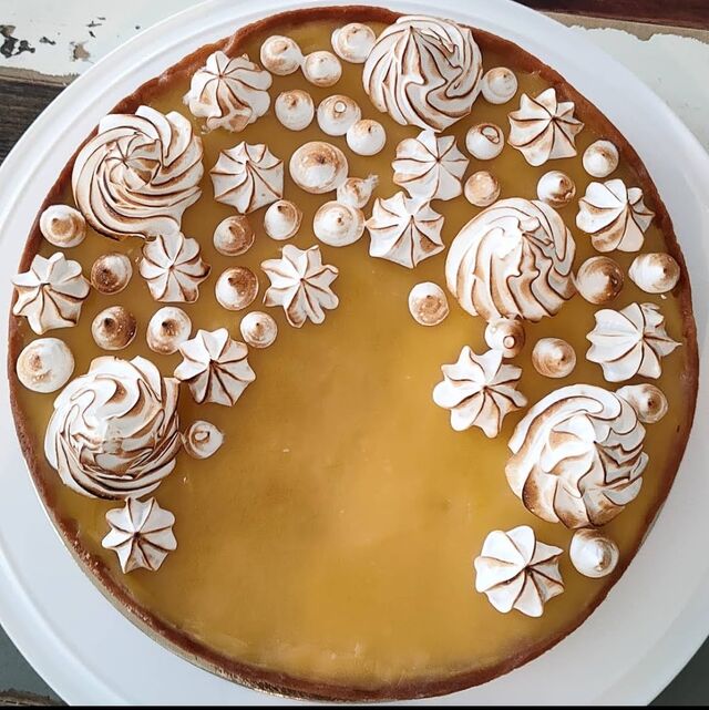 Tarte meringuée aux fruits de la passion (curd aux fruits de la passion)