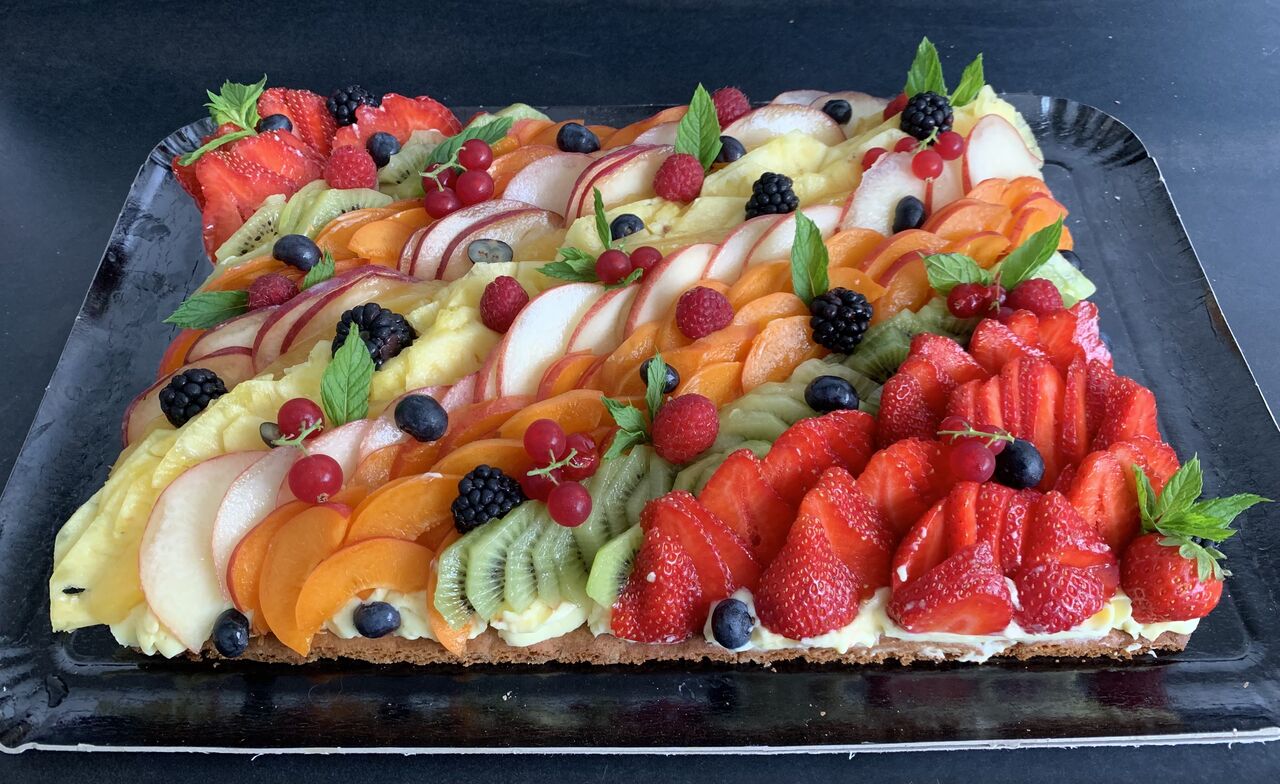 Tarte aux fruits frais d'été