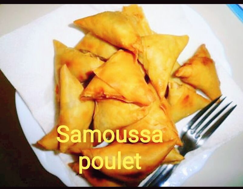 Duo de samoussa 5 bœuf 5 poulets 13€