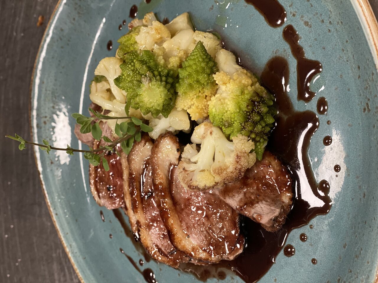 Petto d’anatra laccato al miele