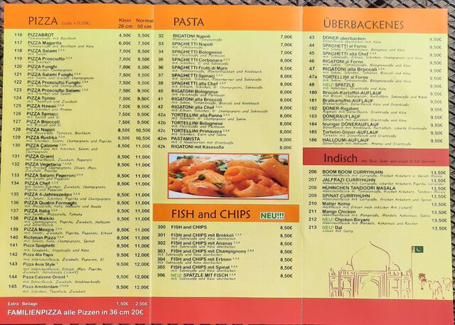 PIZZA UND ÜBERBAKENE