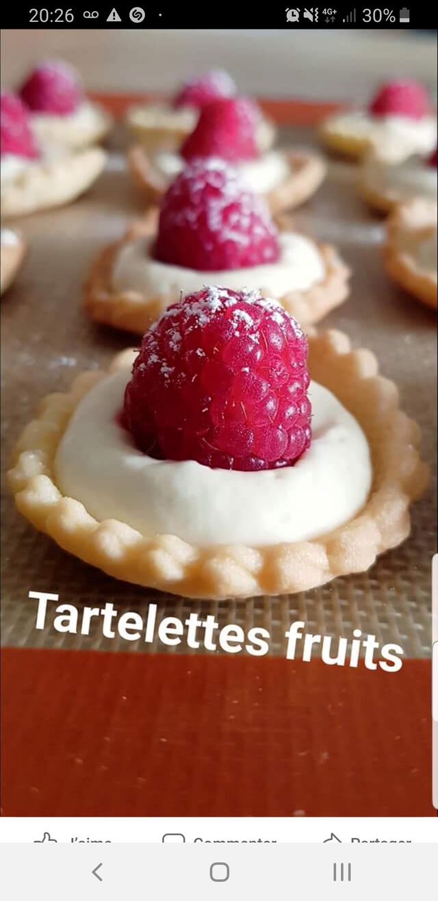Tartelettes fruits ou tartes citron meringuée 