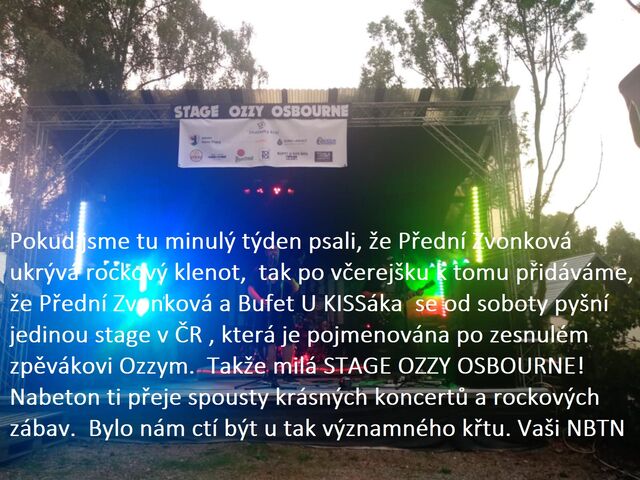 PODĚKOVÁNÍ NABETO A KŘEST STAGE