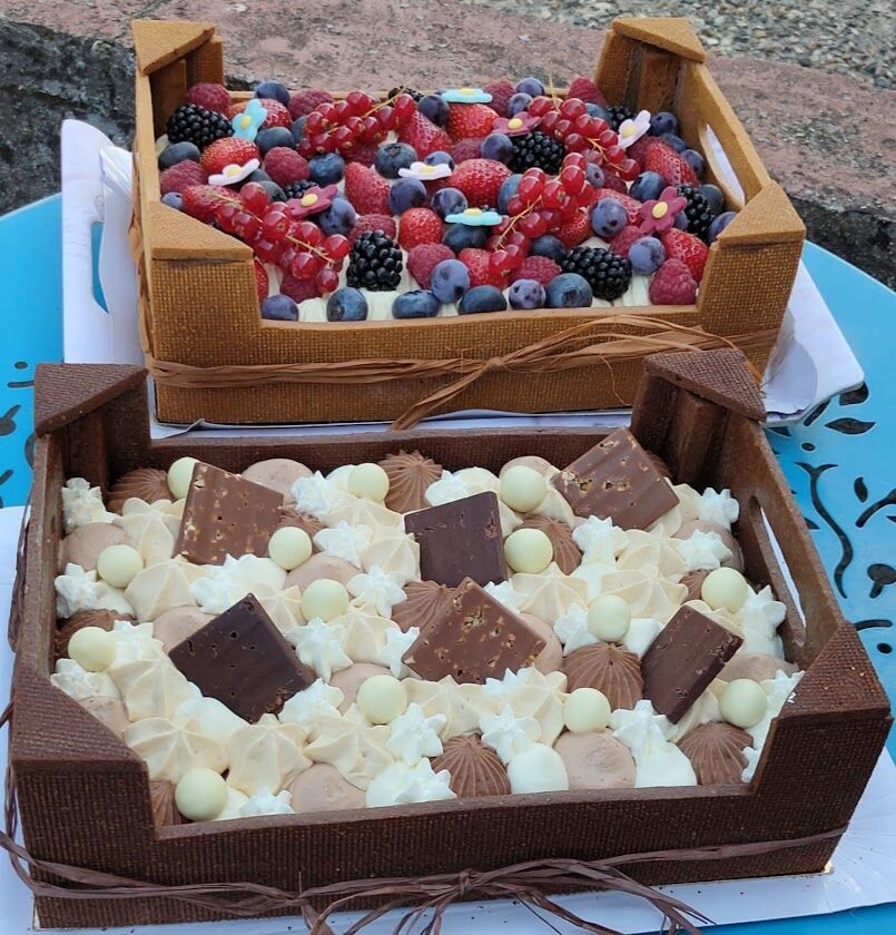 Cagettes au chocolat ou aux fruits
