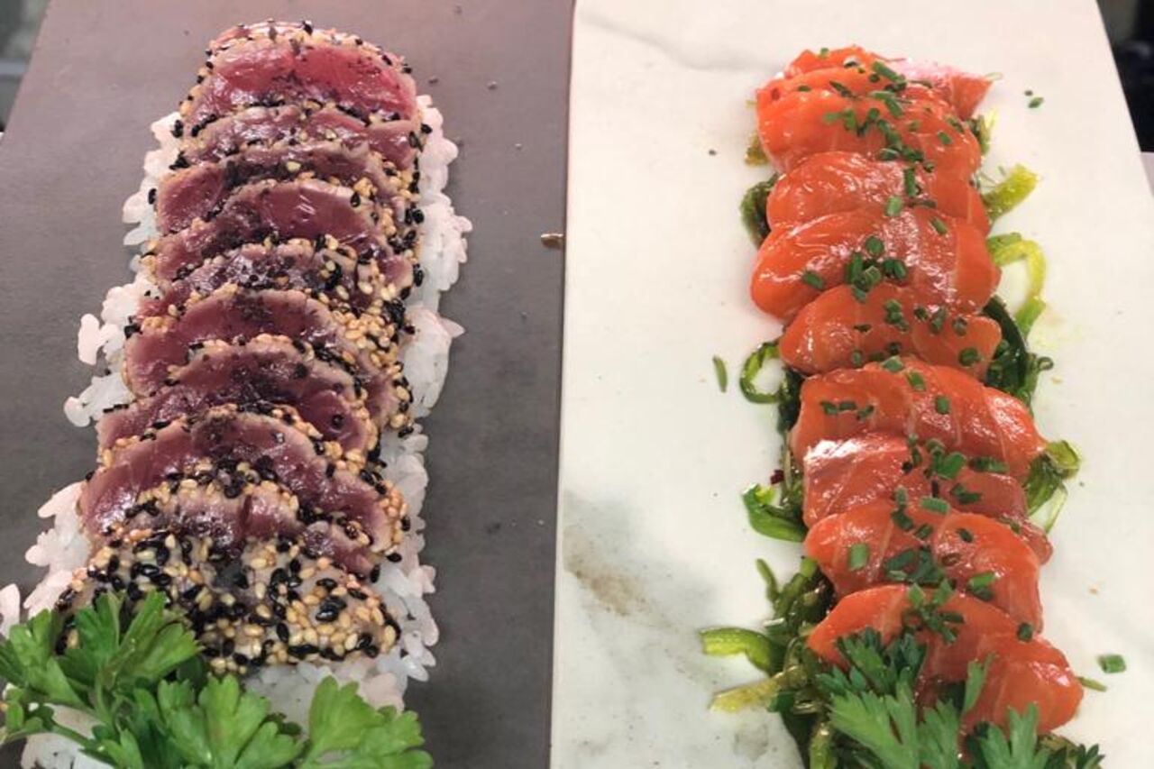 Atún bluefin y Salmón salvaje