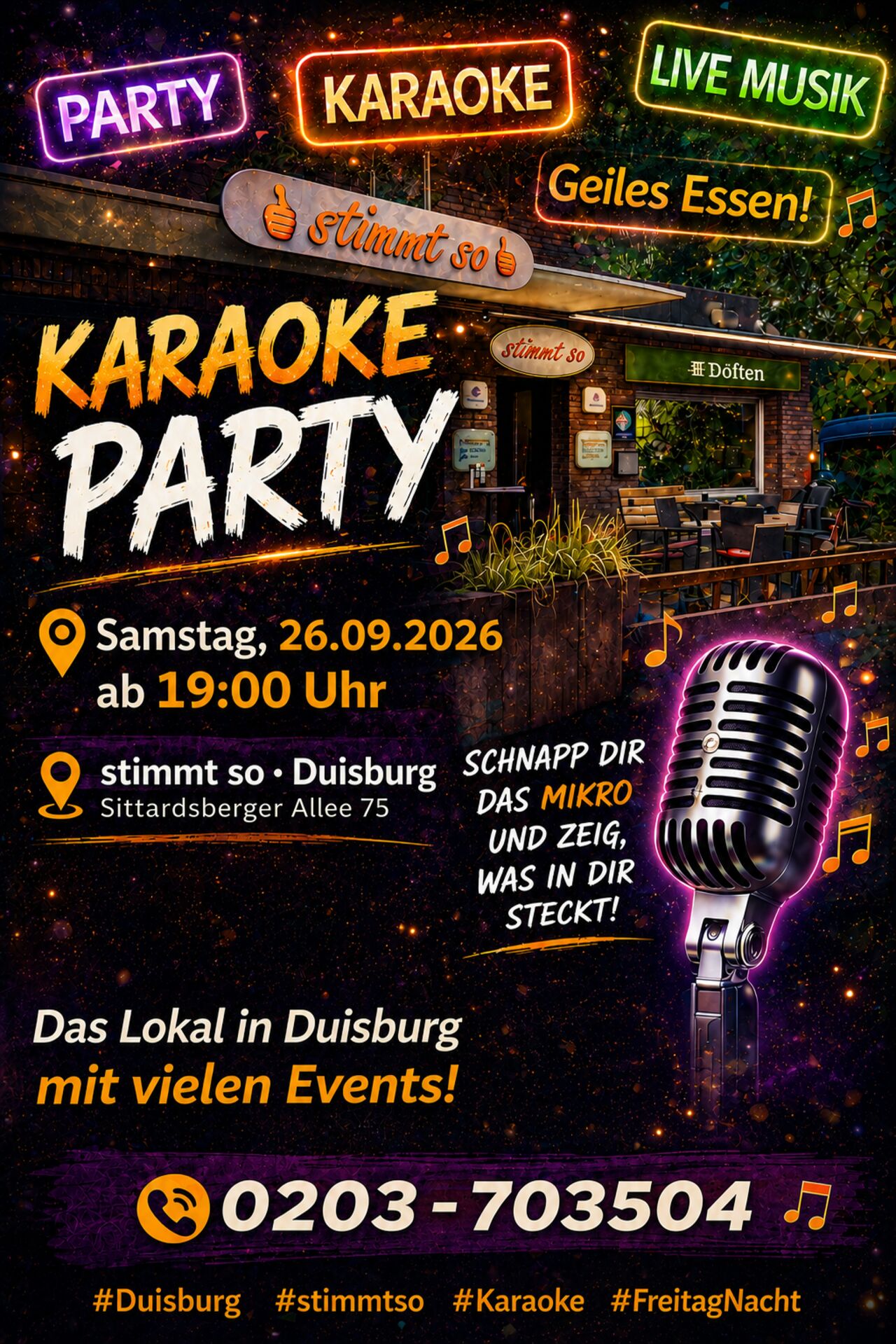 🎤 KARAOKE PARTY IN DUISBURG! 🎤