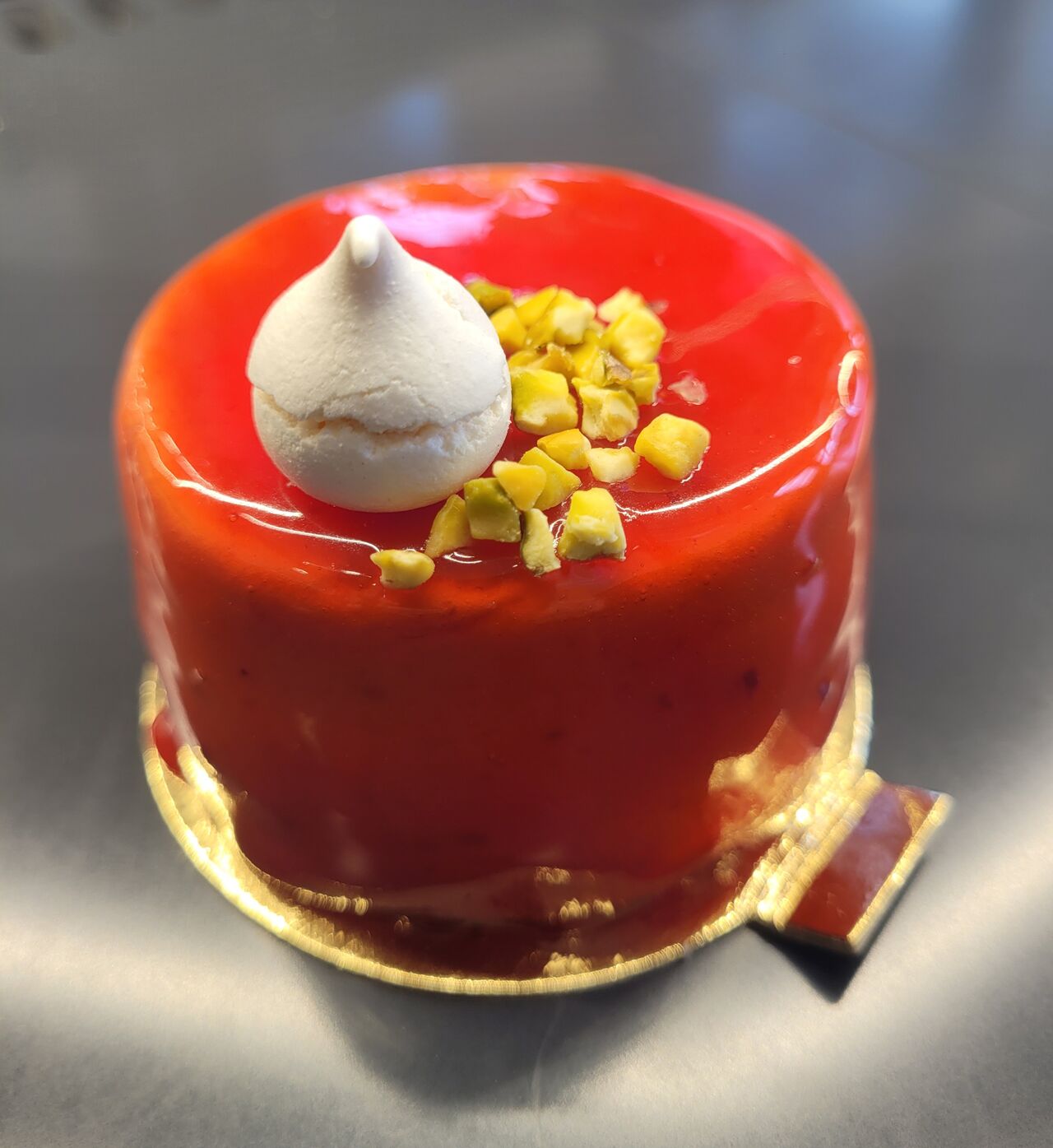 MOUSSE FRAMBOISE INSERT PISTACHE