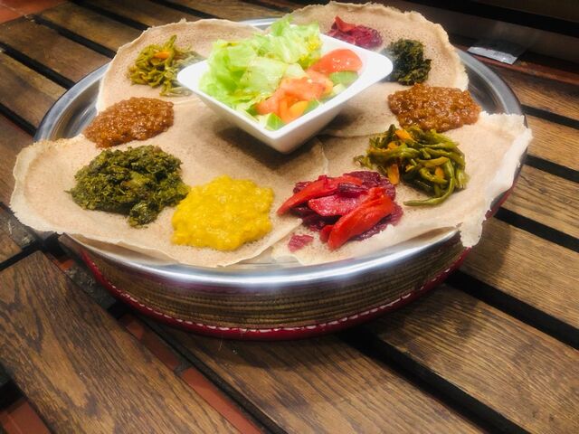 Vegetarischer probierteller