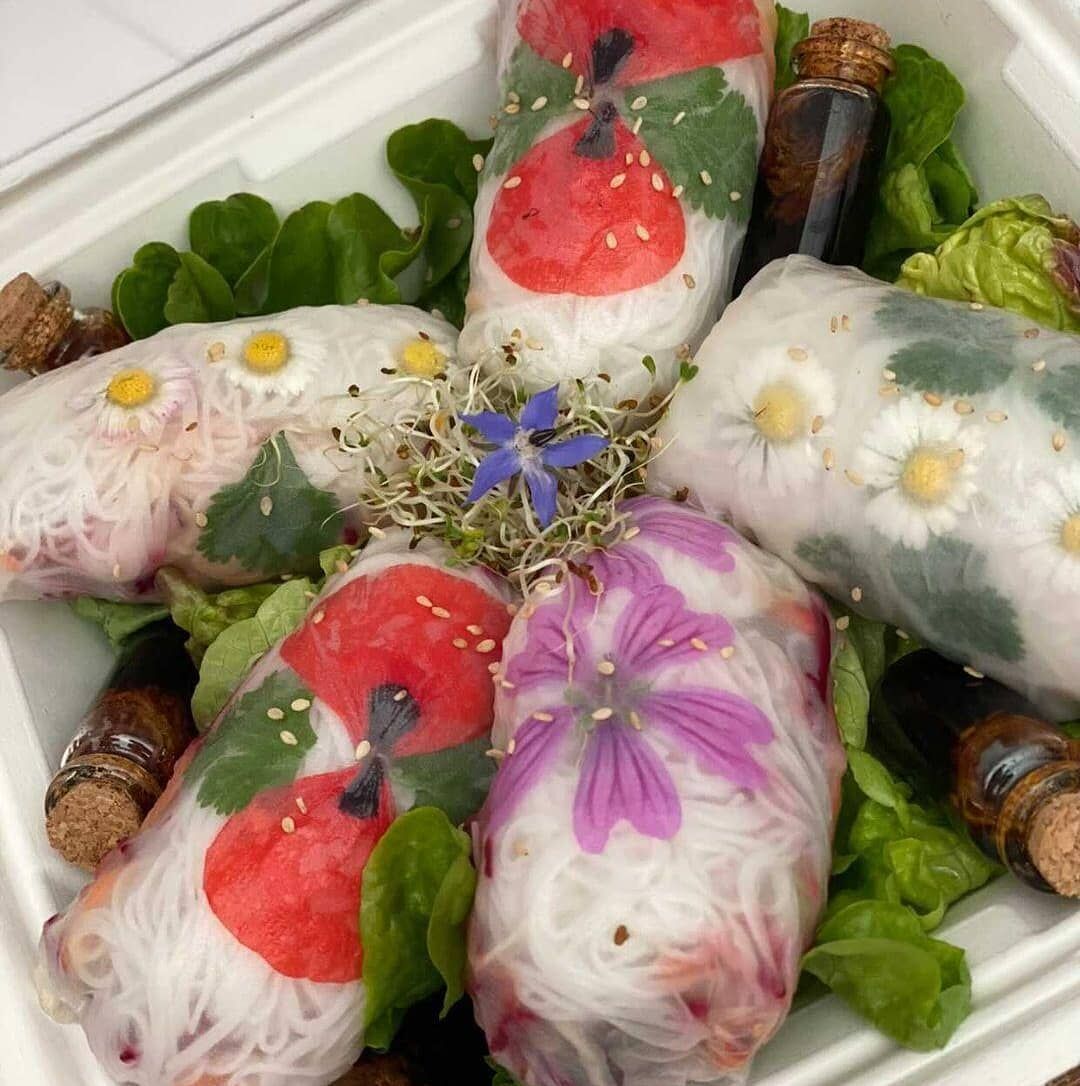 Rouleaux de printemps fleuris 💖🌸