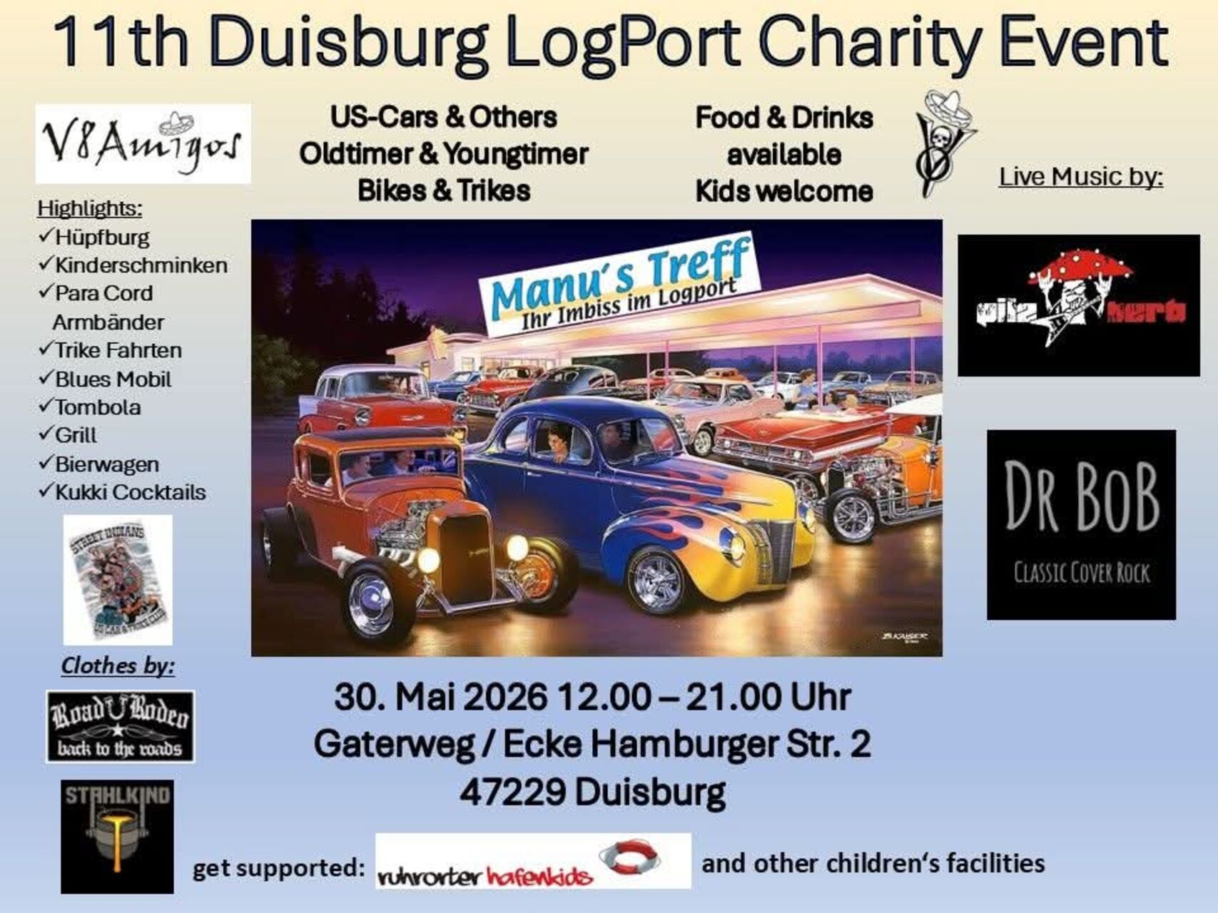 11th Logport Charity Event der V8 Amigos