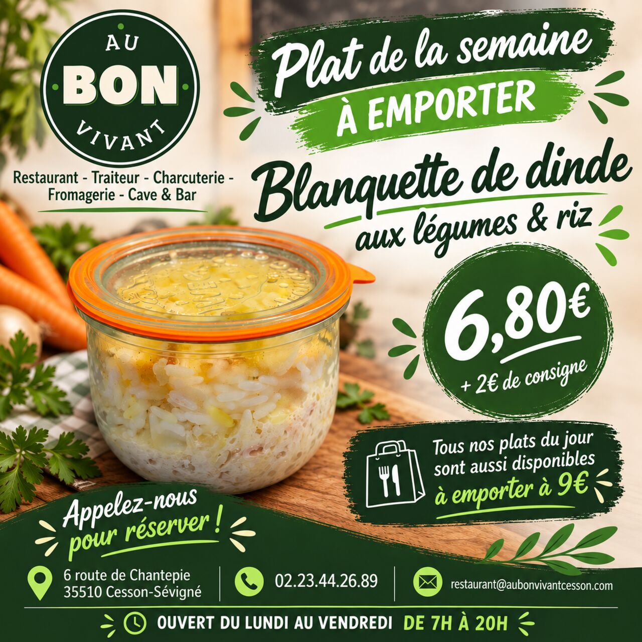 Le plat de la semaine