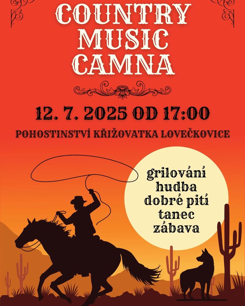 Country veselí před restauací 12.07.2025 od 17:00