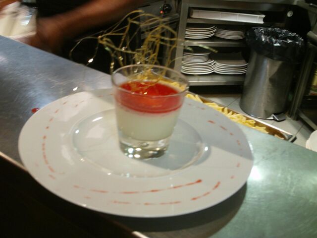 panna cotta aux basilic