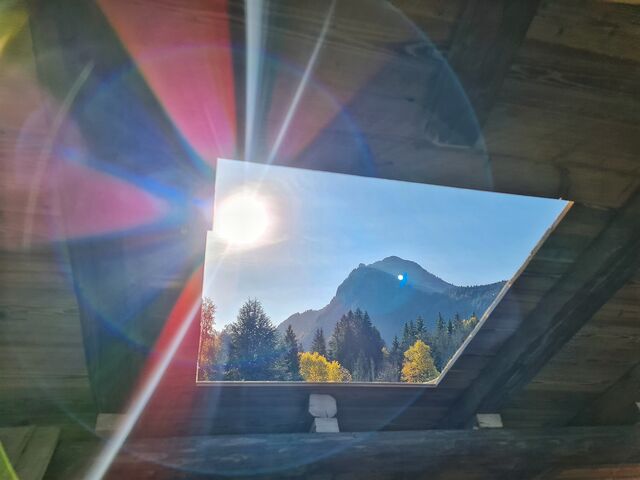 vue depuis la chambre LA POINTE .