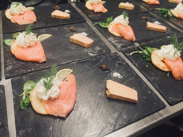 Assiette terre et mer 