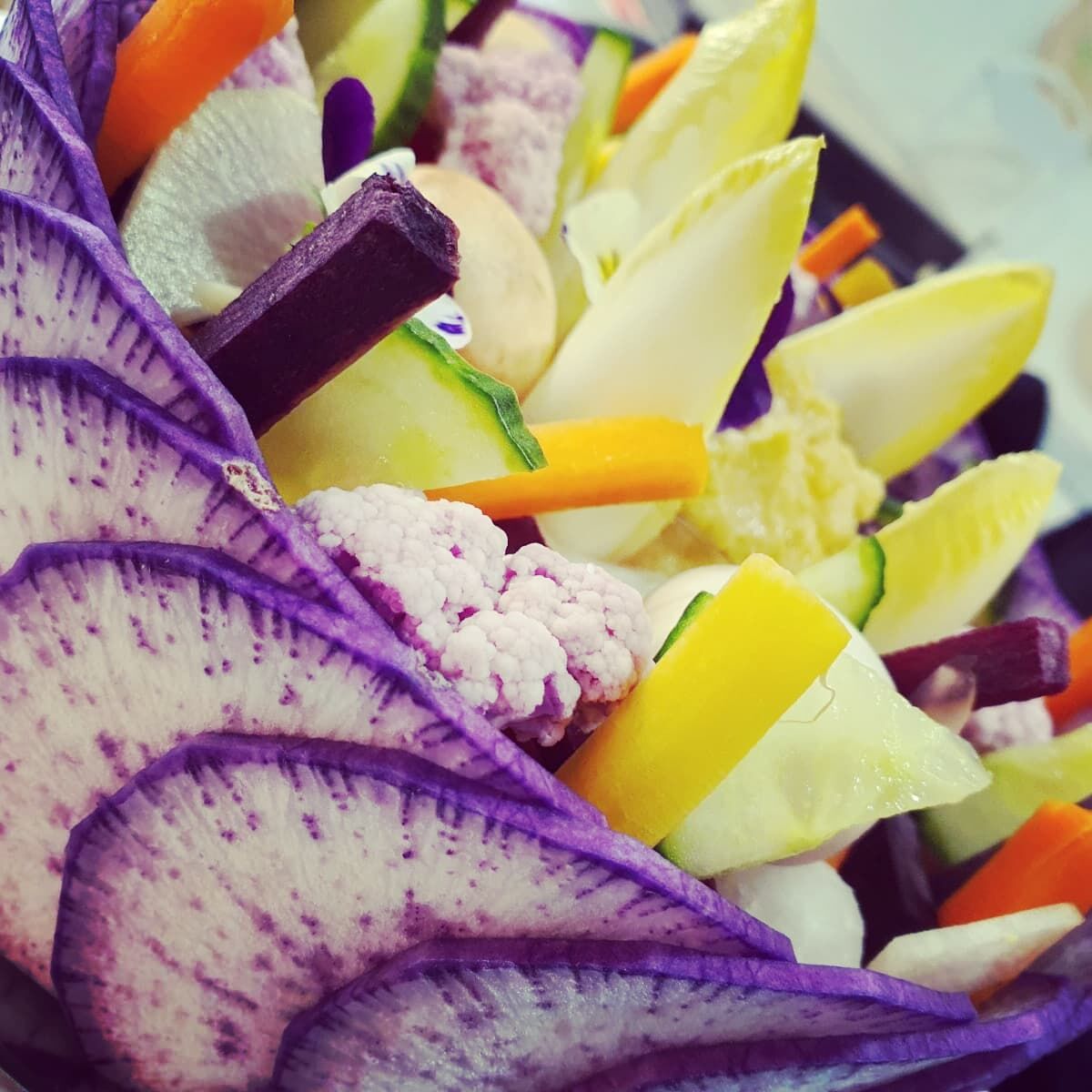 La Jardinière de légumes
Spécificité ici : le radis blue meat