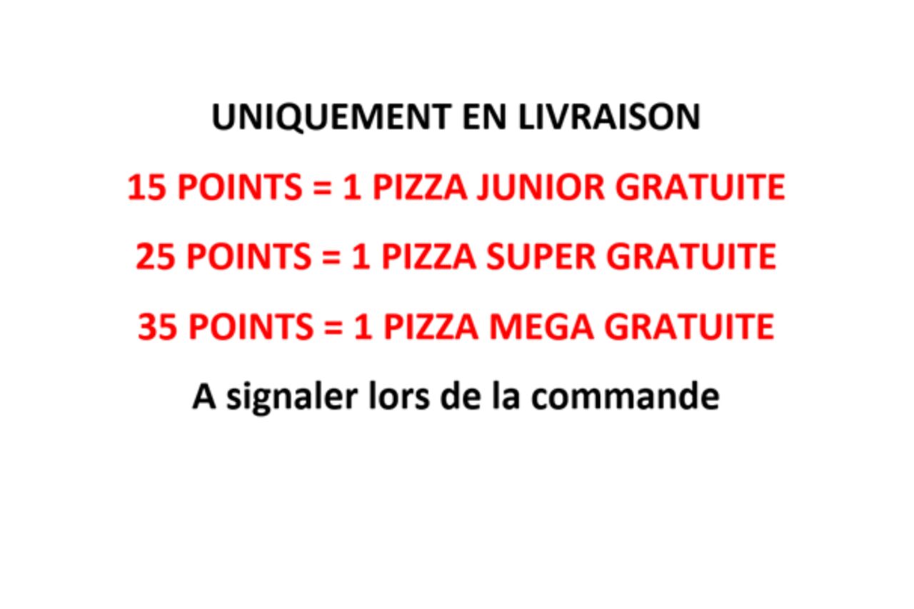 Collectionnez les points sur les boîtes et savourez des pizzas GRATUITES