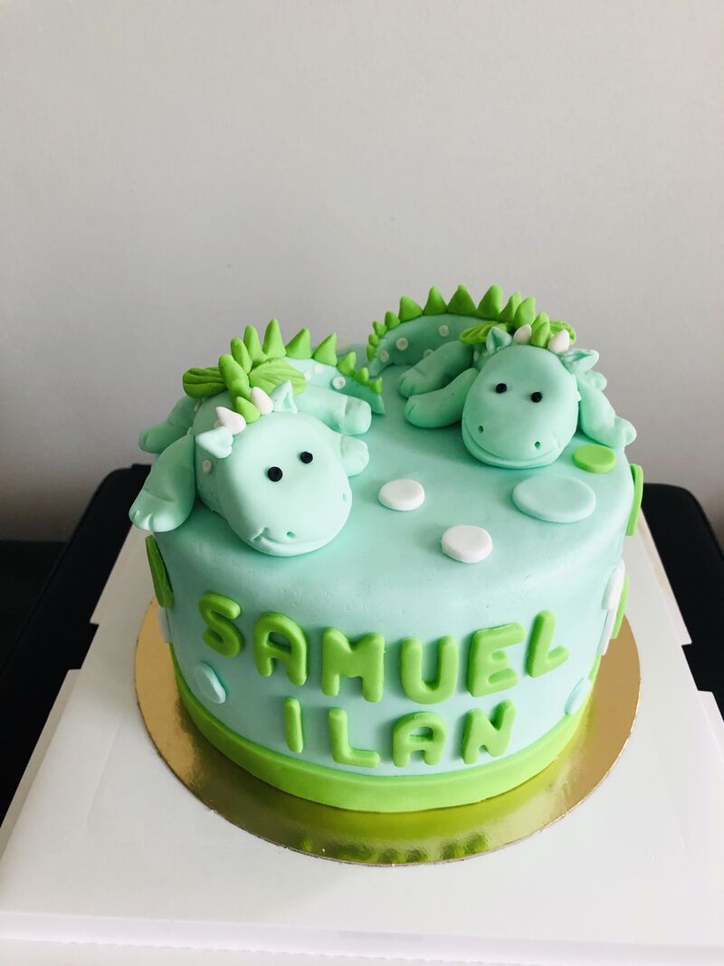 Gâteau dino