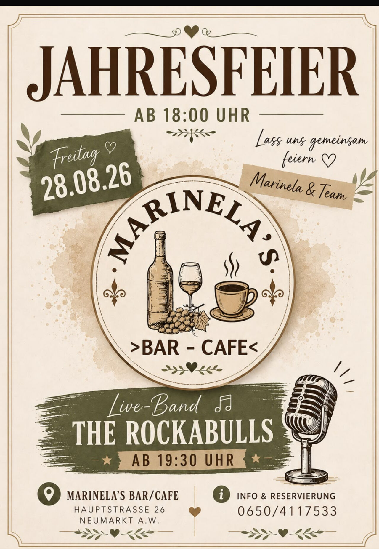 Jahresfeier im Marinela’s