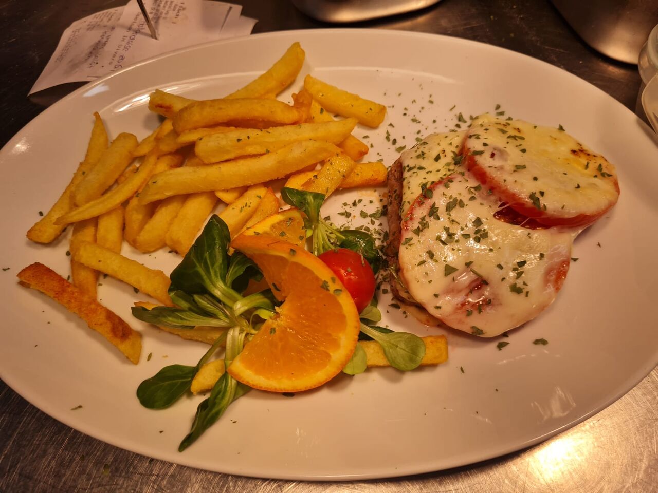 Schweinerückensteak überbacken