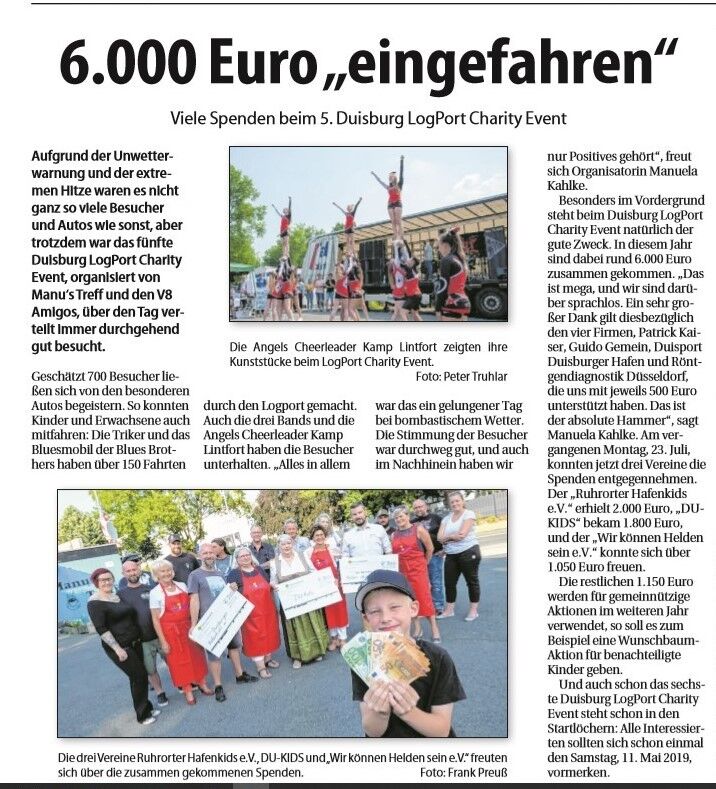 2018 Spendenübergabe