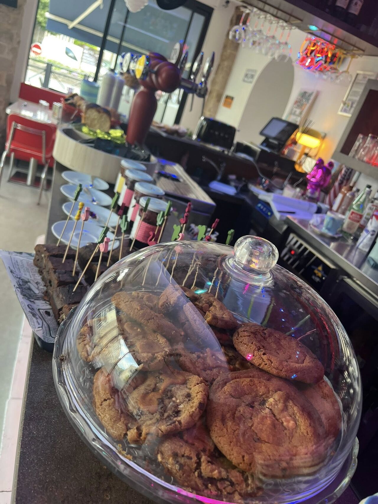 Vue bar vers extérieur