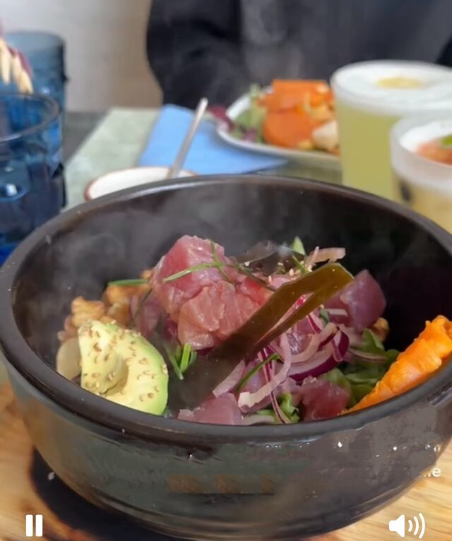 ceviche caliente nikkei au thon 