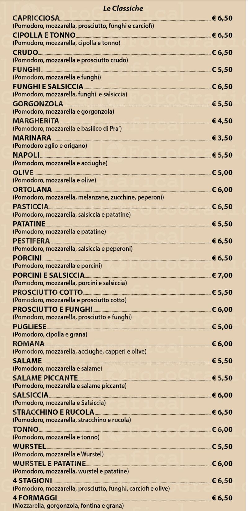 Menù aggiornato 1