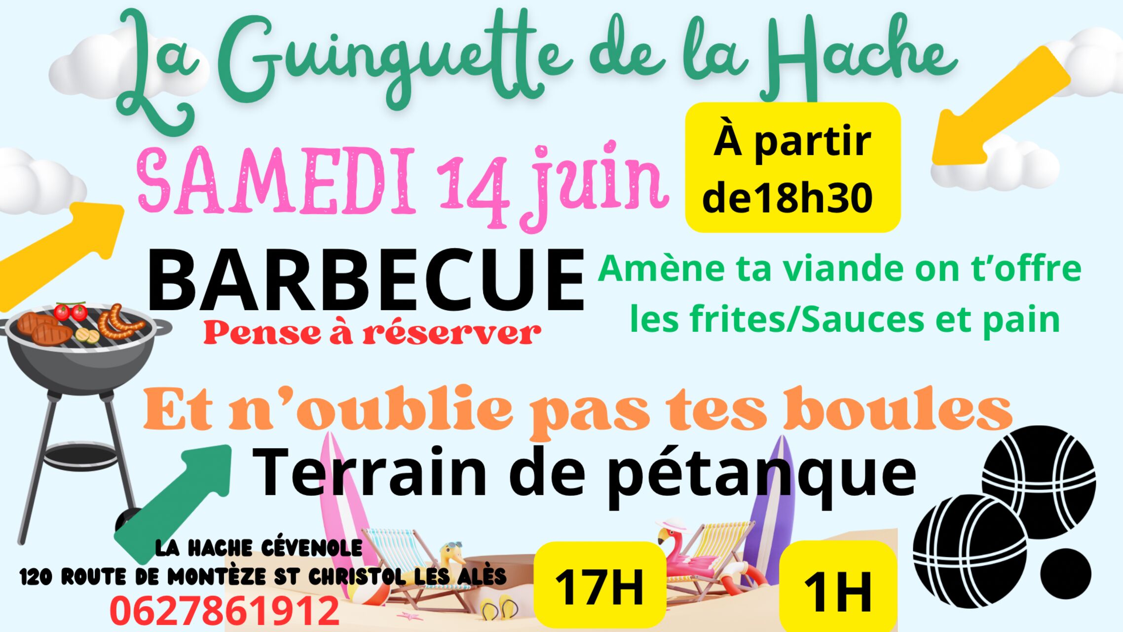 🤩BARBECUE / PÉTANQUE 🤩