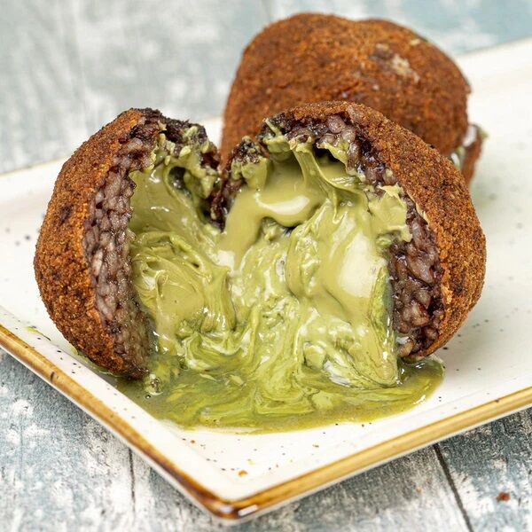 Arancini al cioccolato e pistacchio