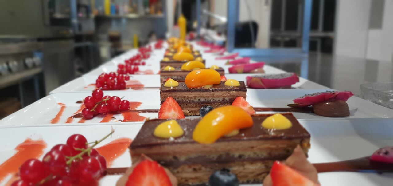 Één van de dessertjes van de CHEF