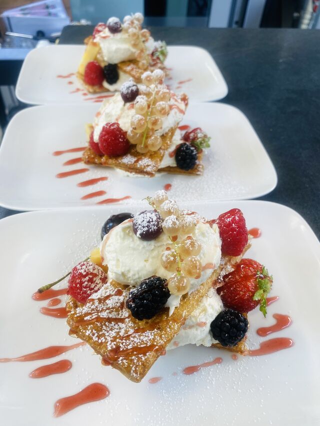 Mille feuille maison aux fruits frais