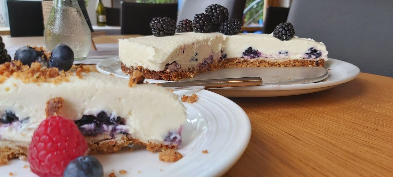 Cheesecake mit Beeren